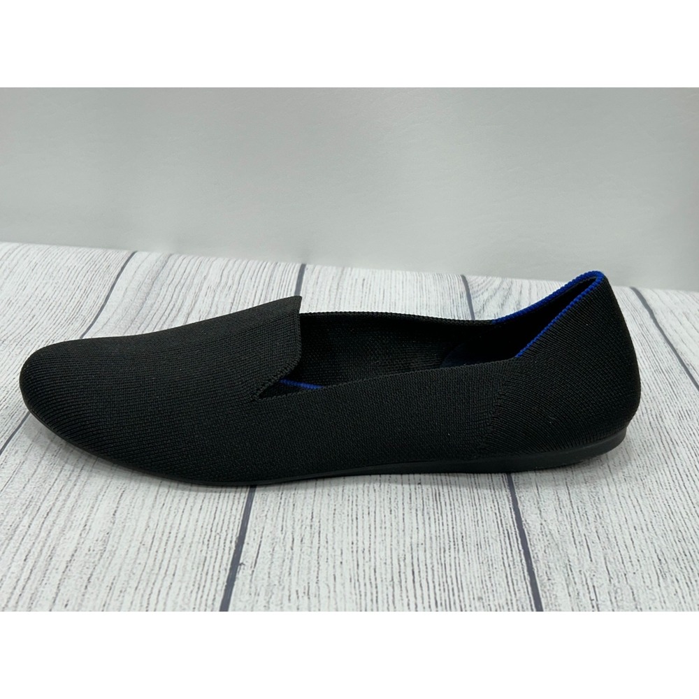 Rothy's Flats Womens 11.5 Black Knit Slip On Comfort Balletcore Minimal - Picture 3 of 10